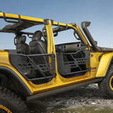 Darrahopens Furniture > Outdoor > Outdoor Tables VEVOR Jeep Tube Doors, 4-Door, Hunting Style Jeep Tubular Door with Heavy-Duty Hinges & OE Latch, Jeep Doors with Rubber Pads & Toughened Steel Tube, Fit for 2007-2018 Jeep Wrangler JK