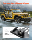 Darrahopens Furniture > Outdoor > Outdoor Tables VEVOR Jeep Tube Doors, 4-Door, Hunting Style Jeep Tubular Door with Heavy-Duty Hinges & OE Latch, Jeep Doors with Rubber Pads & Toughened Steel Tube, Fit for 2007-2018 Jeep Wrangler JK
