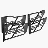 Darrahopens Furniture > Outdoor > Outdoor Tables VEVOR Jeep Tube Doors, 4-Door, Hunting Style Jeep Tubular Door with Heavy-Duty Hinges & OE Latch, Jeep Doors with Rubber Pads & Toughened Steel Tube, Fit for 2007-2018 Jeep Wrangler JK