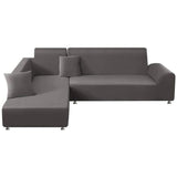Darrahopens Furniture > Sofas > Sofa Accessories 1 Piece Corner Sofa Cover with L Armrests and 1 Pillowcase, Stretch L Shape Cover, 90 to 140 cm