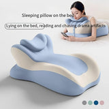 Darrahopens Furniture > Sofas > Sofa Accessories Bed Stomach-Sleep Pillow - Multi-functional Prone Position Pillow for Stomach Sleeping, Phone Use, Reading, Couples Fun Play, Intimacy Aid for Couples, Bed Hip Elevation Tool, Pā Pā Pillow（ black）