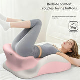 Darrahopens Furniture > Sofas > Sofa Accessories Bed Stomach-Sleep Pillow - Multi-functional Prone Position Pillow for Stomach Sleeping, Phone Use, Reading, Couples Fun Play, Intimacy Aid for Couples, Bed Hip Elevation Tool, Pā Pā Pillow（ black）