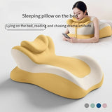 Darrahopens Furniture > Sofas > Sofa Accessories Bed Stomach-Sleep Pillow - Multi-functional Prone Position Pillow for Stomach Sleeping, Phone Use, Reading, Couples Fun Play, Intimacy Aid for Couples, Bed Hip Elevation Tool, Pā Pā Pillow（ black）