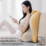 Darrahopens Furniture > Sofas > Sofa Accessories Bed Stomach-Sleep Pillow - Multi-functional Prone Position Pillow for Stomach Sleeping, Phone Use, Reading, Couples Fun Play, Intimacy Aid for Couples, Bed Hip Elevation Tool, Pā Pā Pillow（BLUE）