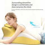 Darrahopens Furniture > Sofas > Sofa Accessories Bed Stomach-Sleep Pillow - Multi-functional Prone Position Pillow for Stomach Sleeping, Phone Use, Reading, Couples Fun Play, Intimacy Aid for Couples, Bed Hip Elevation Tool, Pā Pā Pillow（BLUE）