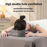 Darrahopens Furniture > Sofas > Sofa Accessories BLUE Soft O-shaped/U-shaped Face Pillow for Beauty Salons/Spa Massage, Ergonomic Face Pillow, Multi-functional Suitable for Adult Facial Care and Relaxation, Multi-functional Neck and Face Support Comfort Face Pillow