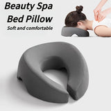 Darrahopens Furniture > Sofas > Sofa Accessories BLUE Soft O-shaped/U-shaped Face Pillow for Beauty Salons/Spa Massage, Ergonomic Face Pillow, Multi-functional Suitable for Adult Facial Care and Relaxation, Multi-functional Neck and Face Support Comfort Face Pillow