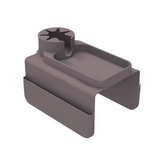Darrahopens Furniture > Sofas > Sofa Accessories Brown Waterproof Silicone Couch Armrest Cup Holder Tray - Non-Slip & Anti-Spill, Multi-Slot Organizer for Drinks Bottle, Remote, Ipad & snacks
