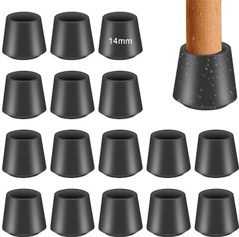 Darrahopens Furniture > Sofas > Sofa Accessories Chair protectors - Set of 16 furniture protectors | Felt chair leg protectors, black