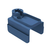 Darrahopens Furniture > Sofas > Sofa Accessories Dark Blue Waterproof Silicone Couch Armrest Cup Holder Tray - Non-Slip & Anti-Spill, Multi-Slot Organizer for Drinks Bottle, Remote, Ipad & snacks