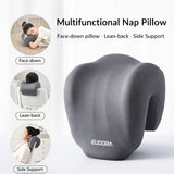 Darrahopens Furniture > Sofas > Sofa Accessories Ergonomic Multi-functional Nap Pillow - Desk Rest Pillow with Neck/Side Support, Memory Foam Cushion for Office, Home & Travel(GRAY)