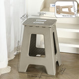 Darrahopens Furniture > Sofas > Sofa Accessories Gray folding step stool, compact stool, non-slip step stool, heavy-duty stool, home accessory, reaching stool, portable stool, sturdy stool, small space stool, Australian home