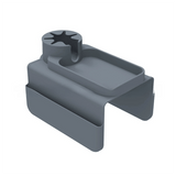 Darrahopens Furniture > Sofas > Sofa Accessories Grey Waterproof Silicone Couch Armrest Cup Holder Tray - Non-Slip & Anti-Spill, Multi-Slot Organizer for Drinks Bottle, Remote, Ipad & snacks