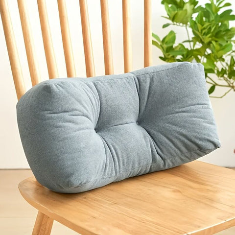 Darrahopens Furniture > Sofas > Sofa Accessories haze blue**Cloud-Touch Chenille Multi-Function Lumbar Pillow: Supports Long-Hour Sitting, Removable & Washable Design, Gently Releases Pressure Every Day Like a Cloud**