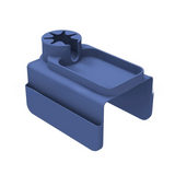 Darrahopens Furniture > Sofas > Sofa Accessories Light Blue Waterproof Silicone Couch Armrest Cup Holder Tray - Non-Slip & Anti-Spill, Multi-Slot Organizer for Drinks Bottle, Remote, Ipad & snacks