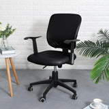 Darrahopens Furniture > Sofas > Sofa Accessories Pu Office Chair Cover Removable Stretch Armchair Cover Swivel Chair Protector Waterproof Oilproof For Banquet Home,