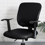 Darrahopens Furniture > Sofas > Sofa Accessories Pu Office Chair Cover Removable Stretch Armchair Cover Swivel Chair Protector Waterproof Oilproof For Banquet Home,