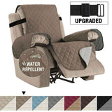 Darrahopens Furniture > Sofas > Sofa Accessories Recliner Chair Cover Waterproof Padded Non Slip Taupe