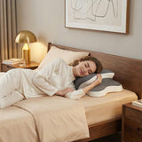 Darrahopens Furniture > Sofas > Sofa Accessories Side Sleeper Neck Pillow | Odor-Free, Light Beige Friendly Design, Comfortable Sleep Posture, Polyester Material, Hand Wash Only