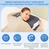 Darrahopens Furniture > Sofas > Sofa Accessories Side Sleeper Neck Pillow | Odor-Free, Light Beige Friendly Design, Comfortable Sleep Posture, Polyester Material, Hand Wash Only