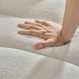 Darrahopens Furniture > Sofas > Sofas & Sofa Beds 35 "Teddy fabric sofa, modern lounge chair, upholstered with a pillow