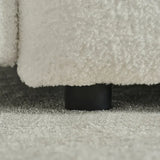 Darrahopens Furniture > Sofas > Sofas & Sofa Beds 35 "Teddy fabric sofa, modern lounge chair, upholstered with a pillow