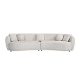 Darrahopens Furniture > Sofas > Sofas & Sofa Beds 4 Seater Curved Fabric Sofa In Australia - Darrahopens