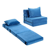 Darrahopens Furniture > Sofas > Sofas & Sofa Beds Artiss 2 Pack Folding Sofa Bed Armless Lounger Foam Floor Sofas Futons Couches In Australia - Darrahopens