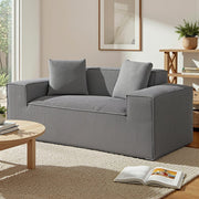 Darrahopens Furniture > Sofas > Sofas & Sofa Beds Artiss 2 Seater Sofa Loveseat Sofas Bed Couch No Assembly Corduroy Small Couches Apartement