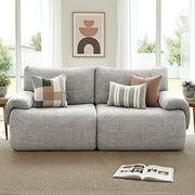 Darrahopens Furniture > Sofas > Sofas & Sofa Beds Artiss 2 Seater Sofa Modular Sectional Sofas Couch Bed No Assembly Living Room Grey