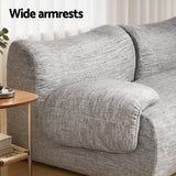 Darrahopens Furniture > Sofas > Sofas & Sofa Beds Artiss 2 Seater Sofa Modular Sectional Sofas Couch Bed No Assembly Living Room Grey