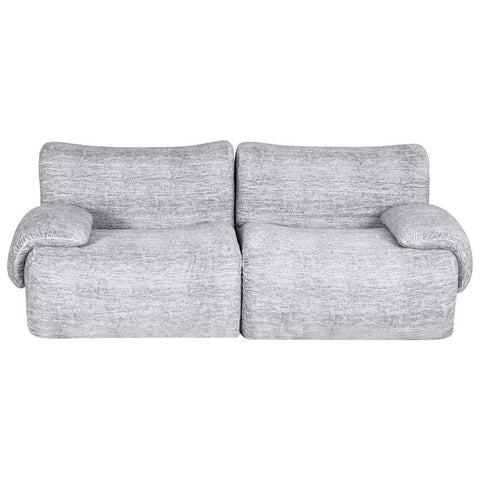 Darrahopens Furniture > Sofas > Sofas & Sofa Beds Artiss 2 Seater Sofa Modular Sectional Sofas Couch Bed No Assembly Living Room Grey