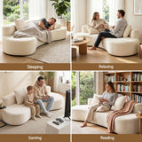 Darrahopens Furniture > Sofas > Sofas & Sofa Beds Artiss 228cm Modular Sofa Bed Sectional Boneless Couches for Living Room No Assembly Required