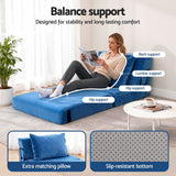 Darrahopens Furniture > Sofas > Sofas & Sofa Beds Artiss 3 Pack Folding Sofa Bed Armless Lounger Foam Floor Sofas Futons Couches In Australia - Darrahopens