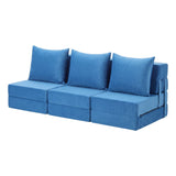 Darrahopens Furniture > Sofas > Sofas & Sofa Beds Artiss 3 Pack Folding Sofa Bed Armless Lounger Foam Floor Sofas Futons Couches In Australia - Darrahopens
