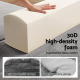 Darrahopens Furniture > Sofas > Sofas & Sofa Beds Artiss Convertible Folding Sofa Bed 30D High-Density Foam Boneless Couch with Corduroy Sleeper Couch Lounger for Living Room Grey