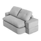 Darrahopens Furniture > Sofas > Sofas & Sofa Beds Artiss Convertible Folding Sofa Bed 30D High-Density Foam Boneless Couch with Corduroy Sleeper Couch Lounger for Living Room Grey