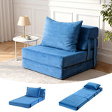 Darrahopens Furniture > Sofas > Sofas & Sofa Beds Artiss Convertible Folding Sofa Bed Armless Lounger Foam Floor Sofas Futons Couches