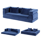 Darrahopens Furniture > Sofas > Sofas & Sofa Beds Artiss Convertible Folding Sofa Bed Pull Out Mattress Foldable Lounge Couch Chair