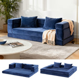 Darrahopens Furniture > Sofas > Sofas & Sofa Beds Artiss Convertible Folding Sofa Bed Pull Out Mattress Foldable Lounge Couch Chair