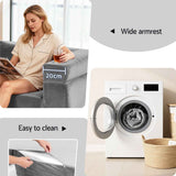 Darrahopens Furniture > Sofas > Sofas & Sofa Beds Artiss Convertible Folding Sofa Bed Pull Out Mattress Foldable Lounge Couch Grey