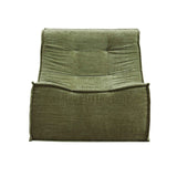 Darrahopens Furniture > Sofas > Sofas & Sofa Beds Artiss Floor Sofa Armless Chenille No Assembly Removable Cover Green In Australia - Darrahopens