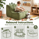 Darrahopens Furniture > Sofas > Sofas & Sofa Beds Artiss Floor Sofa Armless Chenille No Assembly Removable Cover Green In Australia - Darrahopens