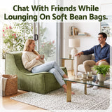 Darrahopens Furniture > Sofas > Sofas & Sofa Beds Artiss Floor Sofa Armless Chenille No Assembly Removable Cover Green In Australia - Darrahopens
