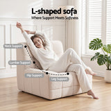 Darrahopens Furniture > Sofas > Sofas & Sofa Beds Artiss Set of 3 Sofa Modular Boneless Couches No Assembly White In Australia - Darrahopens
