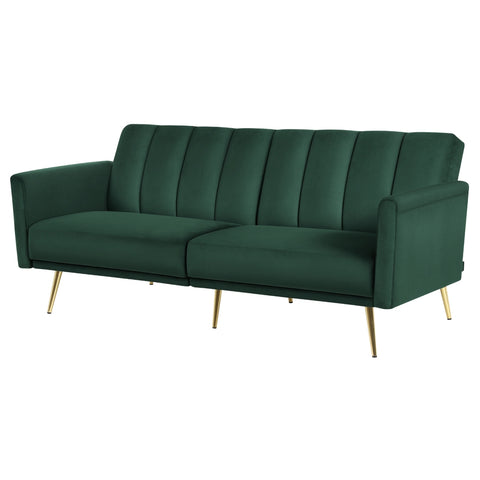 Darrahopens Furniture > Sofas > Sofas & Sofa Beds Artiss Sofa Bed 3 Seater Couch Convertible Lounge Adjustable Arm Recliner Velvet