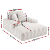 Darrahopens Furniture > Sofas > Sofas & Sofa Beds Artiss Sofa Bed Lounge Chair Recliner Couch Reading Chairs Sleeper Cloud Sofas Faux Fur Fabric