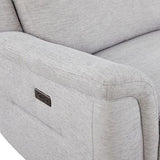 Darrahopens Furniture > Sofas > Sofas & Sofa Beds Fabric Electric Recliner Grey Chaise Sofa with Storage In Australia - Darrahopens