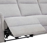 Darrahopens Furniture > Sofas > Sofas & Sofa Beds Fabric Electric Recliner Grey Chaise Sofa with Storage In Australia - Darrahopens
