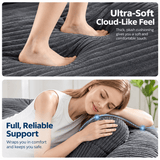 Darrahopens Furniture > Sofas > Sofas & Sofa Beds Foldable Corduroy Sofa Bed with Quilted Buttons and Pillow, Convertible Lounger for Reading, Gaming, Napping, and Relaxing at Home (Orange) In Australia - Darrahopens